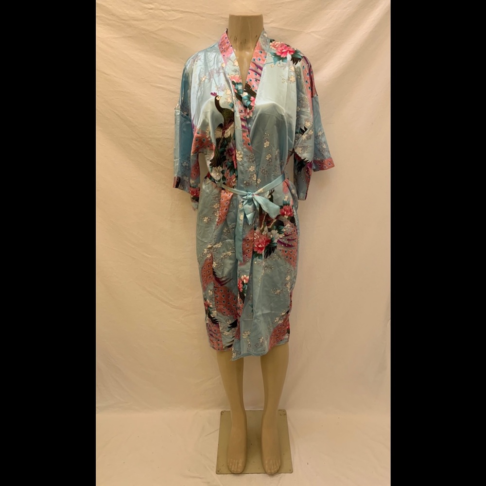 NWT Sam Well O/S Multicolored Print Kimono 👘 Robe